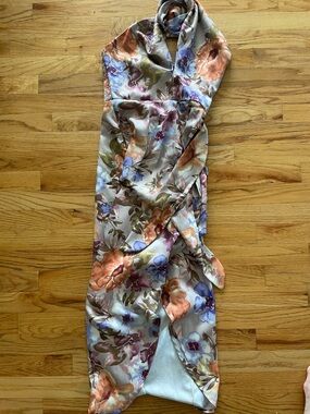 Floral Halter Midi Dress in Multi
Vicci Brand
